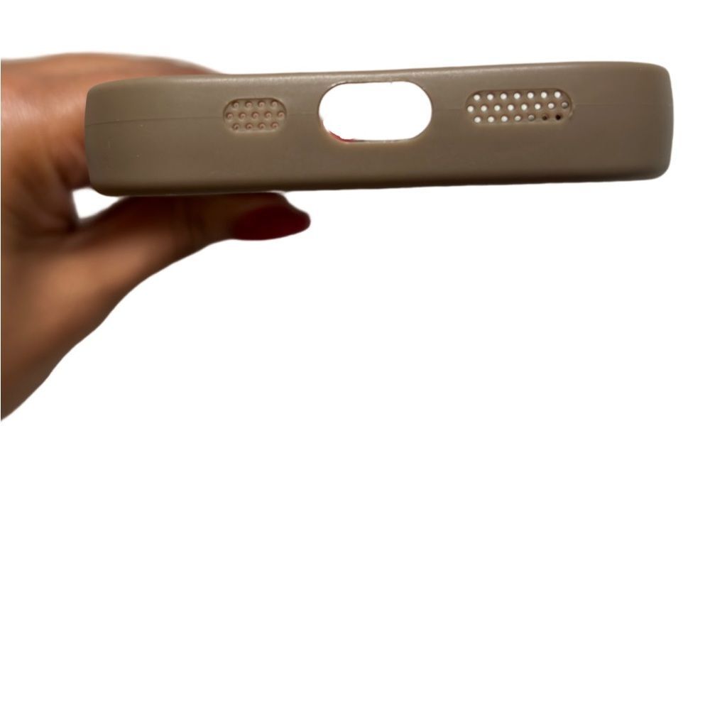 Iphone 15 Brown 3D Heart Silicone Phone Case - Picture 2 of 4